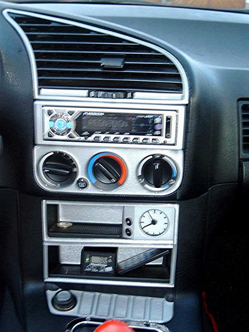 Alu geborstelde Interieur Set BMW E36